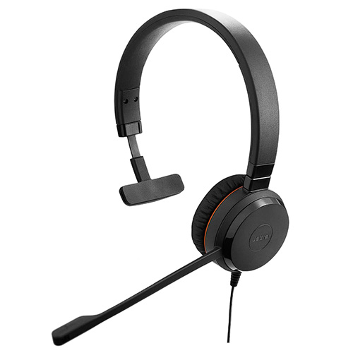 JABRA モノラルヘッドセットUSB-A/C「Evolve 20 SE MS Mono」
